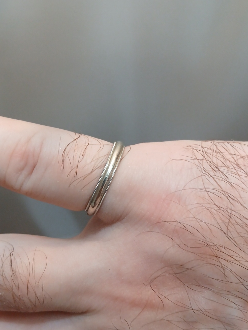 14k White Gold Wedding Ring